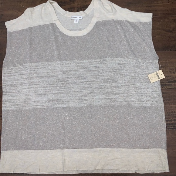 New Coldwater Creek Elegant Dolman Poncho Sweater Light Top Plus Size 2X - Picture 1 of 3